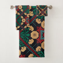 シックエレガントな装飾タイル模様