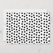 シックエレガントな赤ちゃんシャワー サンキューカード (裏面)