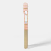 シックエレガントな金ゴールドストライプのリップ、ドリップ Case-Mate iPhoneケース (裏面 / 左)