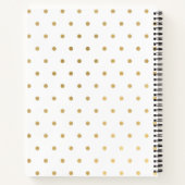 シックエレガントな ノートブック (裏面)