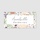 シックエレガントな 名札 (正面)