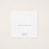 シックエレガントアグラデーションリング表示カード (裏面)