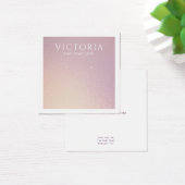 シックエレガントアグラデーションリング表示カード (デスク)