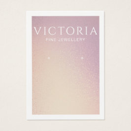 シックエレガントアグラデーションリング表示カード