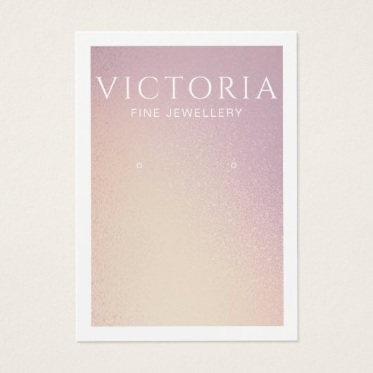 シックエレガントアグラデーションリング表示カード (正面)