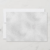 シックエレガントウォーターカラーフローラボホブライダルシャワー 招待状 (裏面)