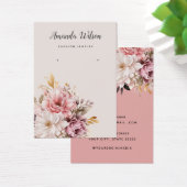 シックエレガントウォーターカラーボホイヤリングディスプレイカード (デスク)