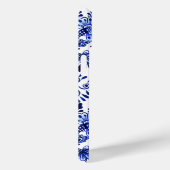 シックエレガントオランダデルフトブルーフローラアートパターン Case-Mate iPhoneケース (裏面 / 右)