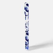 シックエレガントオランダデルフトブルーフローラアートパターン Case-Mate iPhoneケース (裏面 / 左)