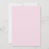 シックエレガントカクテルドリンクをテーマにした40歳の誕生日 招待状 (裏面)