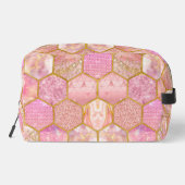 シックエレガントガーリーフェイクグリッターバラ金ゴールド ドップキット (裏面)