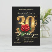 シックエレガントギルド30thレッドローズ開花 招待状 (スタンド正面)