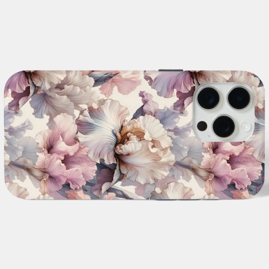 シックエレガントクモダンキュートフローラソフト赤面ピンク Case-Mate iPhoneケース (裏面 (横))