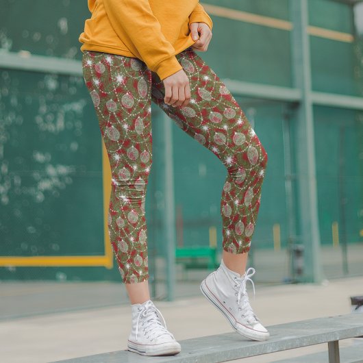 シックエレガントクリスマスホリデーツリー装飾 カプリレギンス