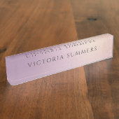 シックエレガントグラデーション デスクネームプレート (側面)