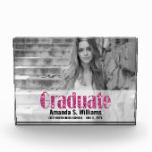 シックエレガントグリッター卒業 フォトブロック (正面)