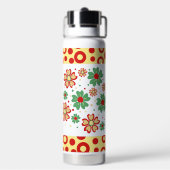 シックエレガントコンテンポラリーフローラウォーターボトル ウォーターボトル (背面)
