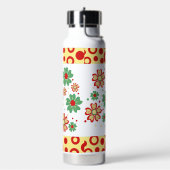 シックエレガントコンテンポラリーフローラウォーターボトル ウォーターボトル (左面)