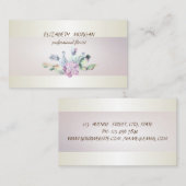 シックエレガントサボテン 名刺 (正面/裏面)