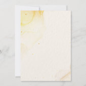 シックエレガントシャンパン金ゴールドハート係合パーティー (裏面)