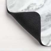 シックエレガントシルバーフォイルクラシック大理石 マウスパッド (コーナー)