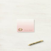 シックエレガントスタイリッシュなガーリー、きらびやかな唇 ポストイット (デスク上)