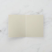 シックエレガントスタイリッシュプレーン手書きスクリプト ノートカード (内部)