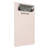 シックエレガントスタイリッシュプレーン手書きスクリプト ミニクリップボード (アングル)