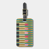 シックエレガントスタイリッシュ – 口紅パーソナライズされた, ラゲッジタグ (正面縦)