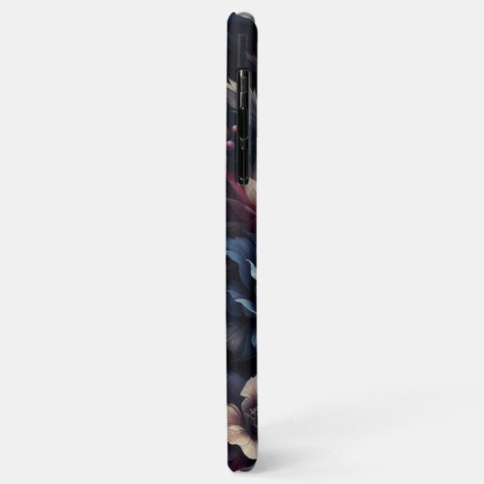 シックエレガントダリアスファインアートボタニカル絵を描ズ Case-Mate iPhoneケース (裏面/左)