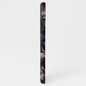 シックエレガントダリアスファインアートボタニカル絵を描ズ iPhoneケース (右側)