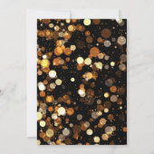 シックエレガントデュアル誕生日ソーリー招待状 招待状 (裏面)