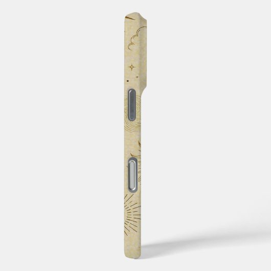 シックエレガントトレンディーゴールデンシナ〔占星術の〕十二宮図 Case-Mate iPhoneケース (裏面 / 右)