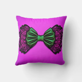シックエレガントトレンディースタイリッシュキュートガーリーボウレース クッション