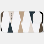 シックエレガントトレンディー横向モダンきストライプ Case-Mate iPhoneケース (裏面 (横))