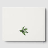 シックエレガントトロピカルレインフォレストトゥカ結婚ーズ ゲストブック (裏面)