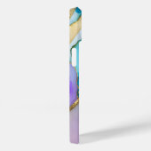 シックエレガントバイオレットブルーマーブル Case-Mate iPhoneケース (裏面 / 右)