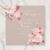 シックエレガントバラ結婚ズ フェイバータグ (正面)