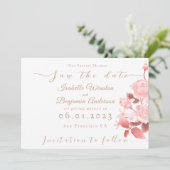 シックエレガントバラ結婚ズ 案内状 (スタンド正面)