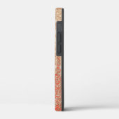 シックエレガントバラ金ゴールドグリッタードリップスダイヤモンド Case-Mate iPhoneケース (裏面 / 左)