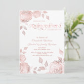 シックエレガントバラ金ゴールドバラクインセアニラ 招待状 (スタンド正面)