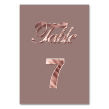 シックエレガントバラ金ゴールドパーティーゲストテーブルナンバー7