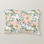 シックエレガントバラ、メやる気を起こさせるッセージ アクセントクッション (裏面)