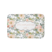 シックエレガントバラ、メやる気を起こさせるッセージ バスマット (正面)