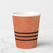 シックエレガントバーンオレンジエンバードリームコレクション 紙コップ (正面)