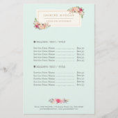 シックエレガントパステルウォーターカラーフローラ価格 チラシ (正面)