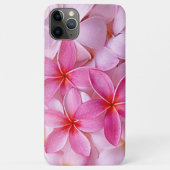 シックエレガントパステルピンクハワイアンプルメリア花 Case-Mate iPhoneケース (裏面)