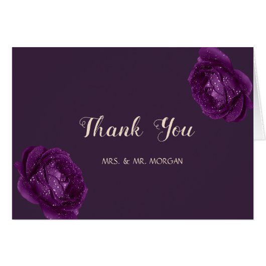 シックエレガントパープルバラ (正面横)