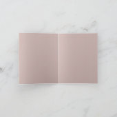 シックエレガントパープルブラック花柄 ノートカード (内部)