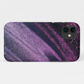 シックエレガントパープルブラック Case-Mate iPhoneケース (裏面(横))